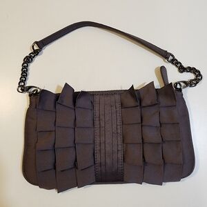 Nine West gray small satchel Formal Bag  Evening Purse